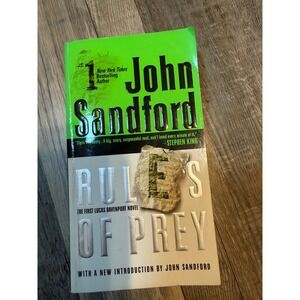 John Sandford Rules of Prey Paperback Lucas Davenport Thriller 2008 Berkley